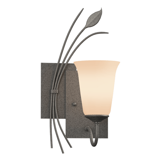 Forged Leaf Sconce - Natural Iron - Left-Facing by Hubbardton Forge