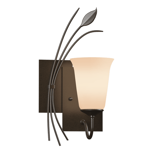 Forged Leaf Sconce - Oil Rubbed Bronze - Left-Facing by Hubbardton Forge