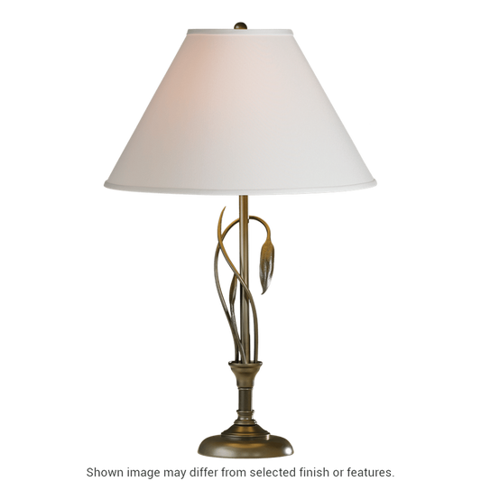 Forged Leaves and Vase Table Lamp - Ink by Hubbardton Forge