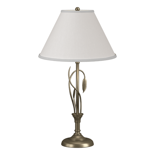 Forged Leaves and Vase Table Lamp - Soft Gold by Hubbardton Forge