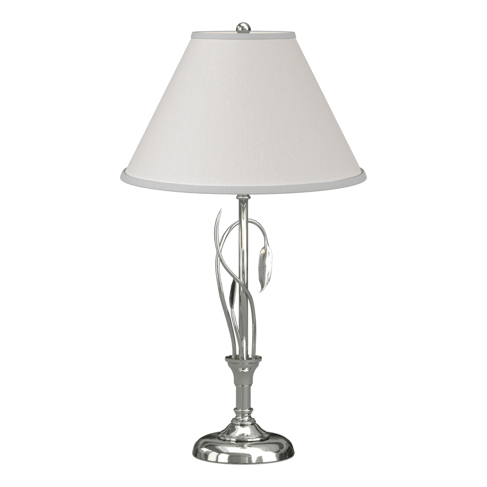 Forged Leaves and Vase Table Lamp - Sterling by Hubbardton Forge