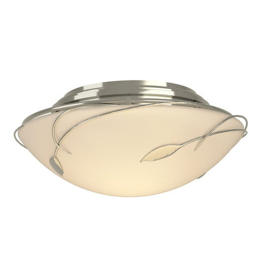 Forged Leaves Flush Mount - Sterling by Hubbardton Forge