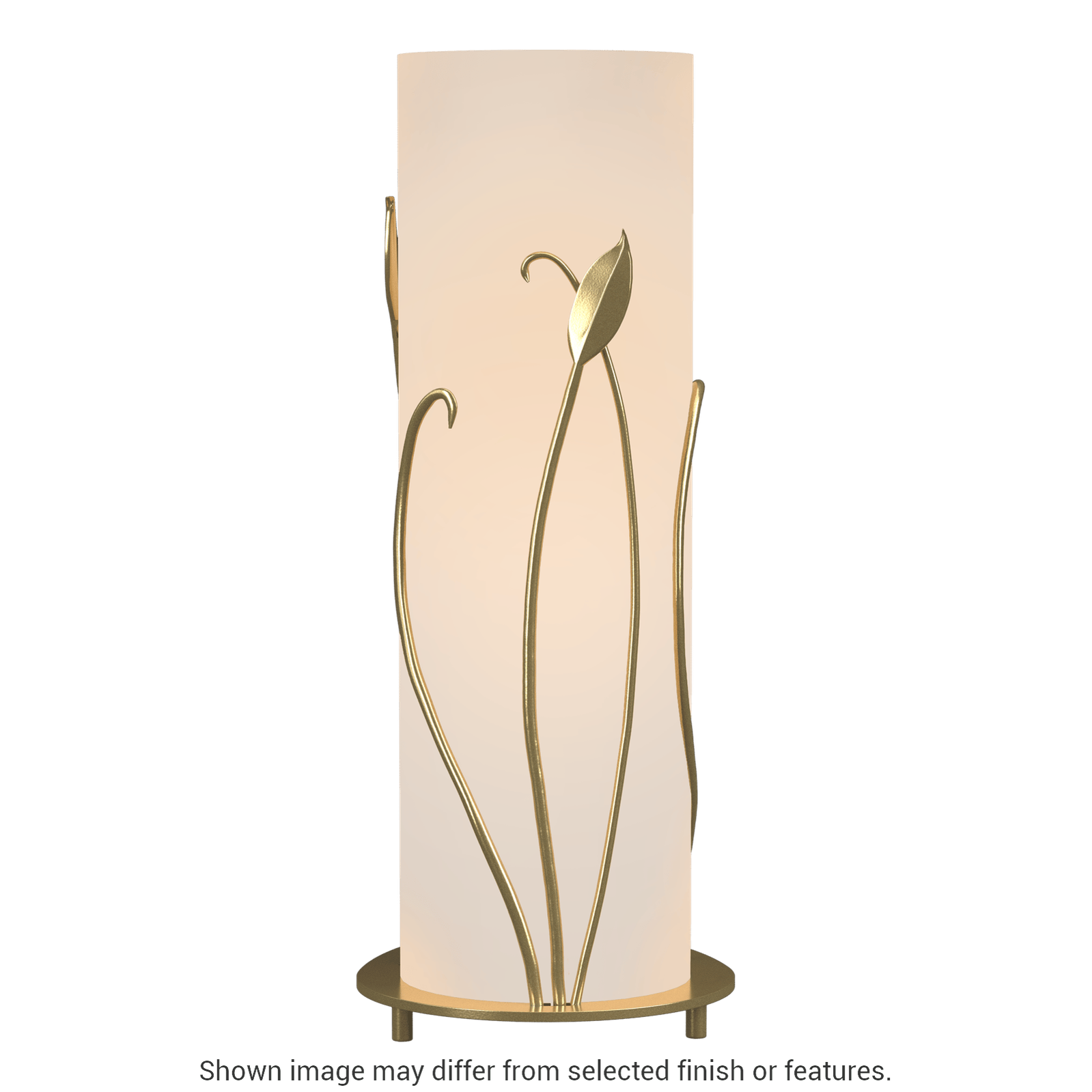 Forged Leaves Table Lamp - Ink by Hubbardton Forge