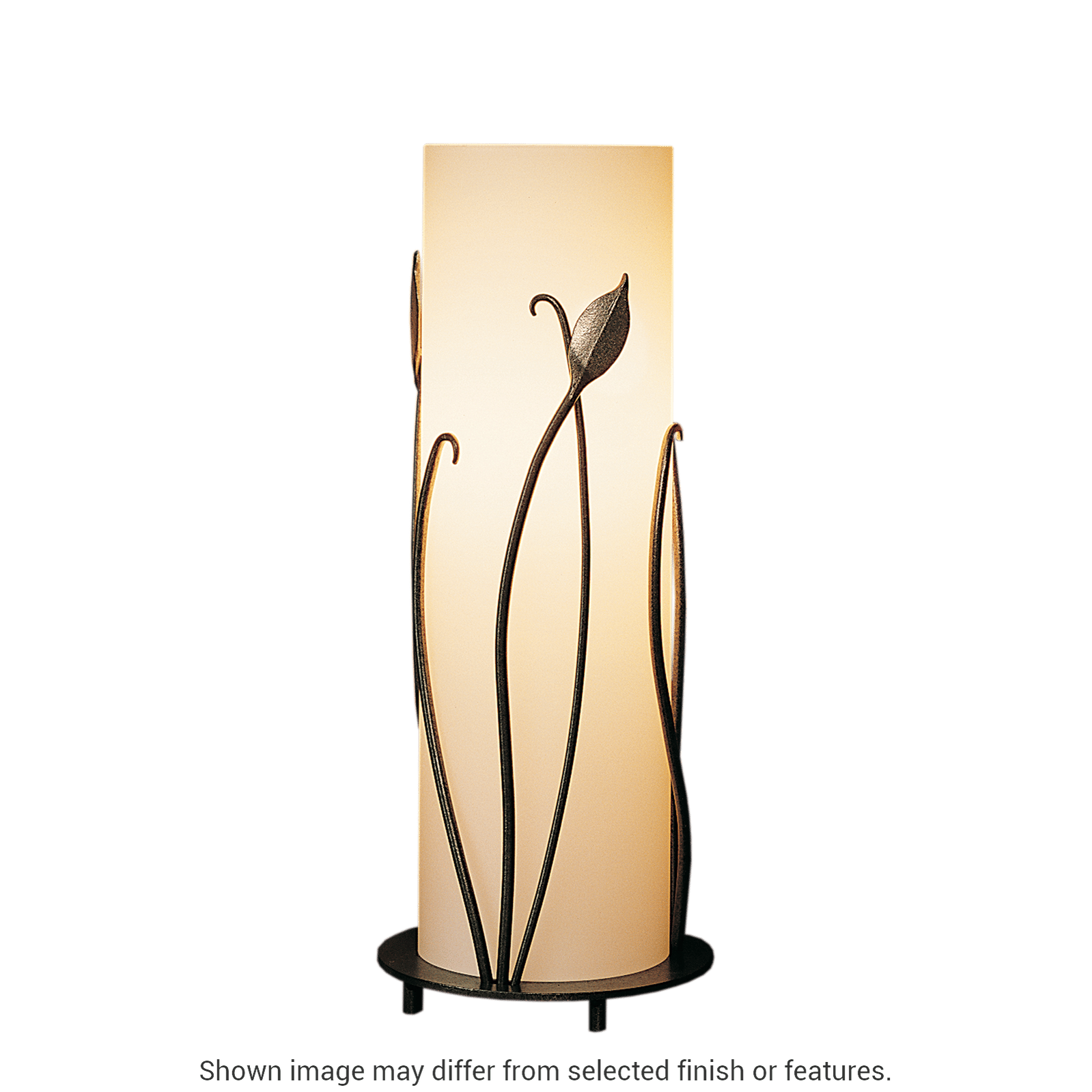 Forged Leaves Table Lamp - White by Hubbardton Forge