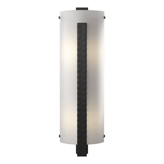Forged Vertical Bar Large Sconce - Black by Hubbardton Forge