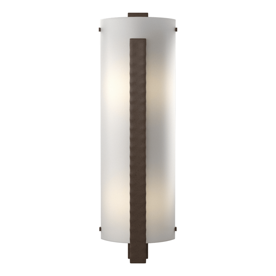 Forged Vertical Bar Large Sconce - Bronze by Hubbardton Forge