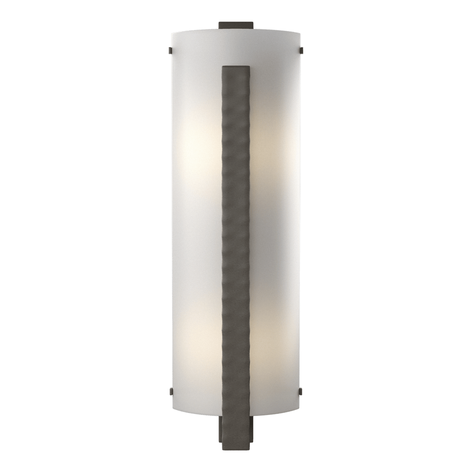 Forged Vertical Bar Large Sconce - Dark Smoke by Hubbardton Forge
