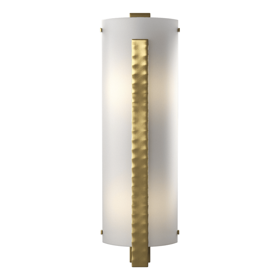 Forged Vertical Bar Large Sconce - Modern Brass by Hubbardton Forge