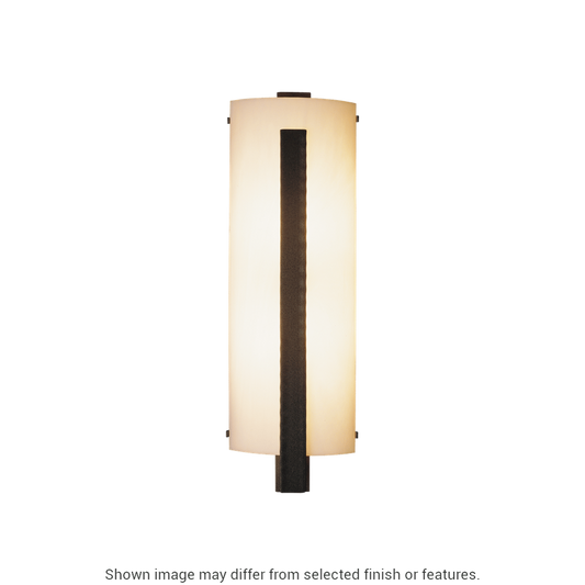 Forged Vertical Bar Large Sconce - White by Hubbardton Forge