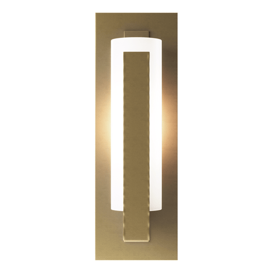 Forged Vertical Bar Sconce Steel Backplate - Modern Brass by Hubbardton Forge