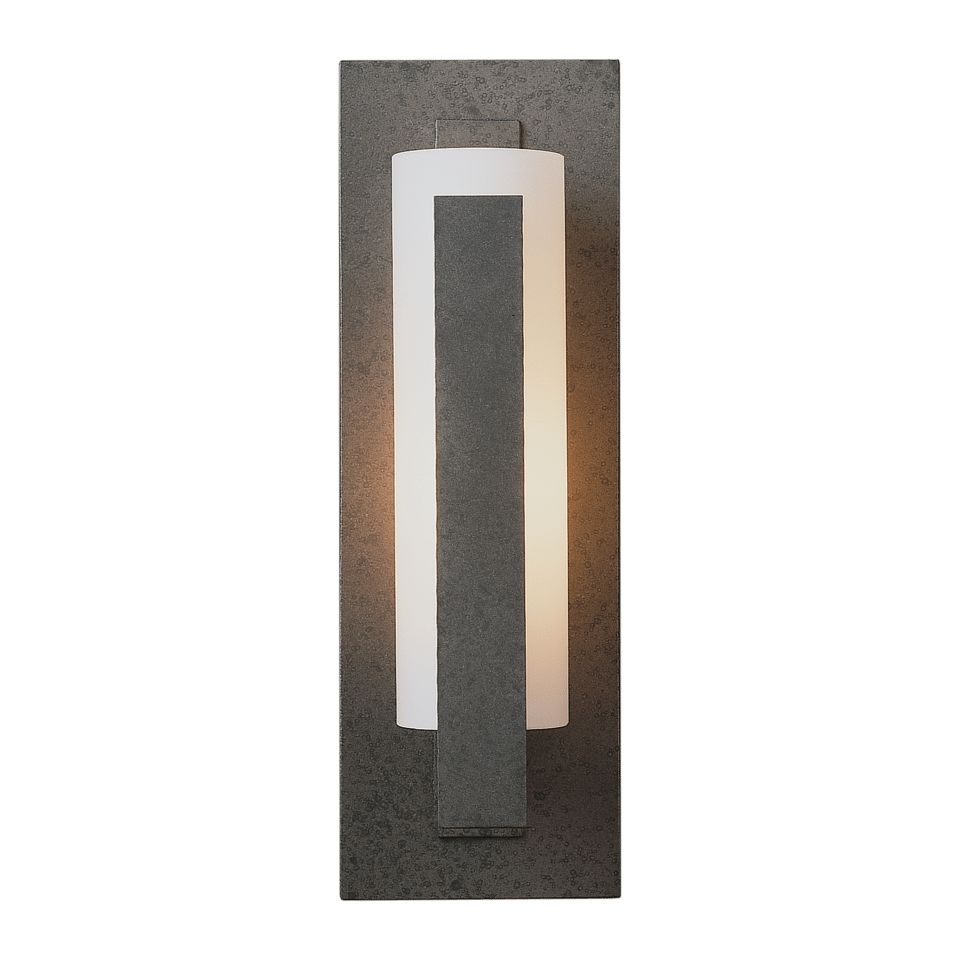 Forged Vertical Bar Sconce Steel Backplate - Natural Iron by Hubbardton Forge