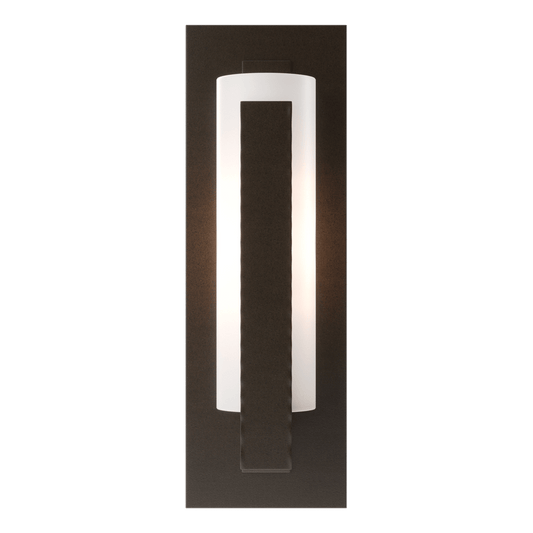 Forged Vertical Bar Sconce Steel Backplate - Oil Rubbed Bronze by Hubbardton Forge