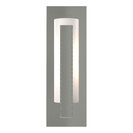 Forged Vertical Bar Sconce Steel Backplate - Sterling by Hubbardton Forge