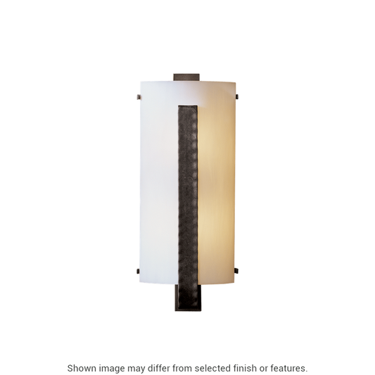 Forged Vertical Bar Sconce - White by Hubbardton Forge
