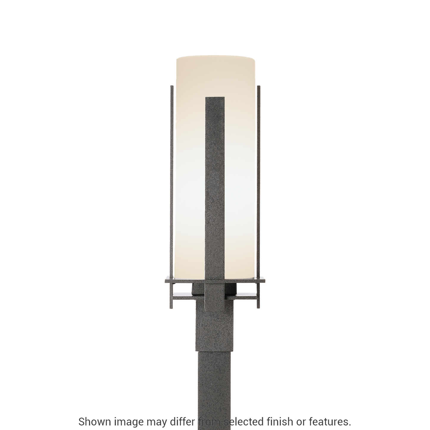 Forged Vertical Bars Outdoor Post Light - White by Hubbardton Forge