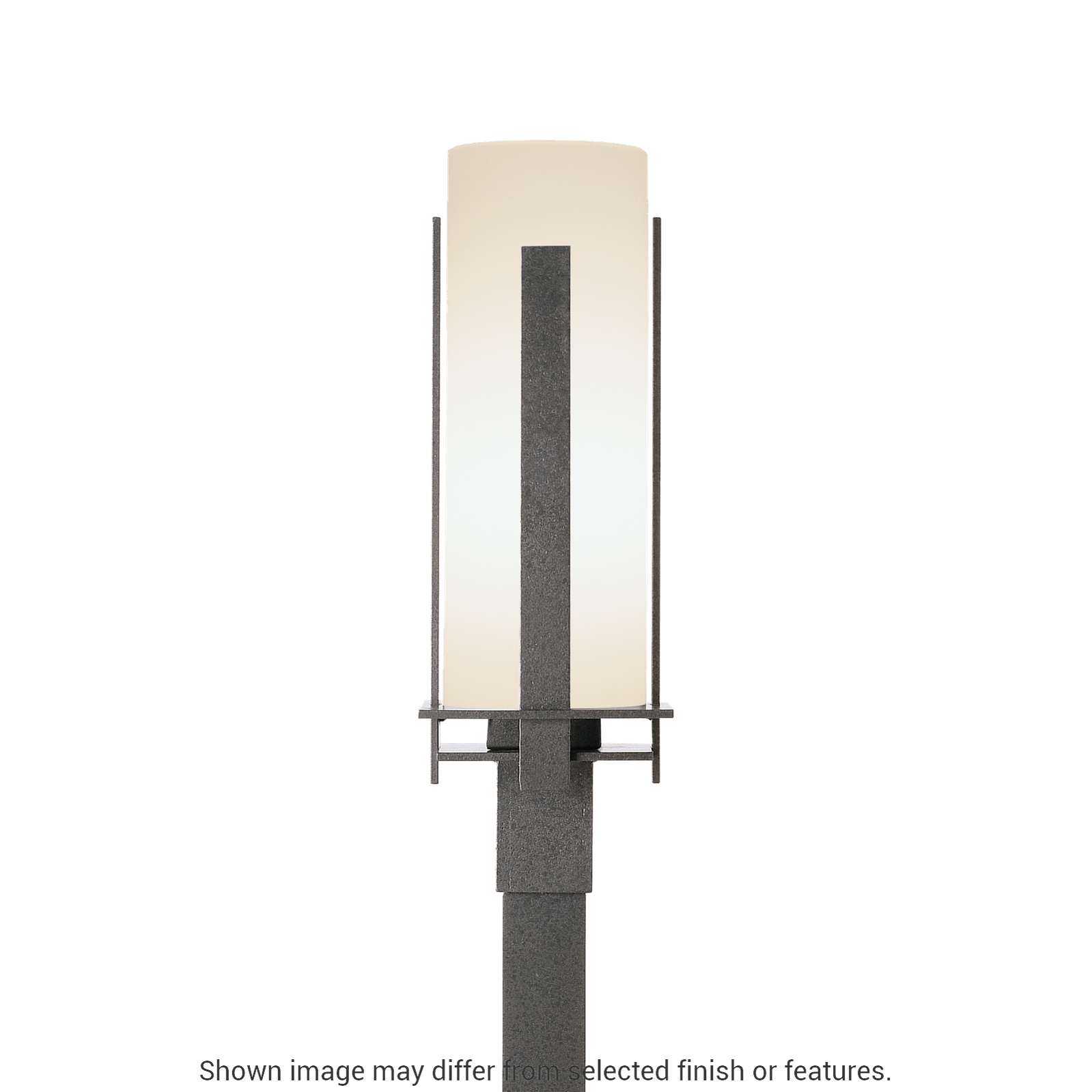 Forged Vertical Bars Outdoor Post Light - White by Hubbardton Forge