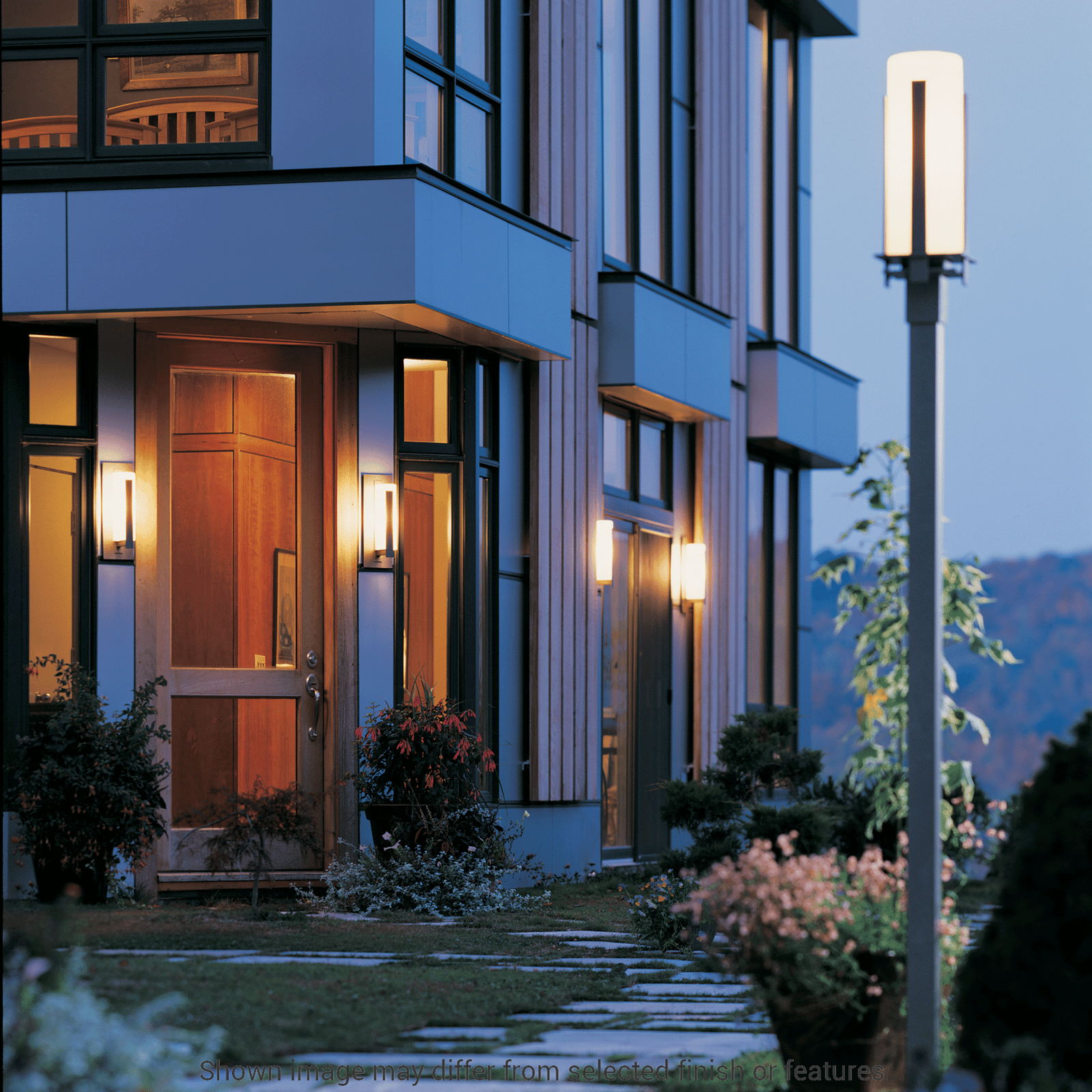Forged Vertical Bars Outdoor Sconce - White by Hubbardton Forge
