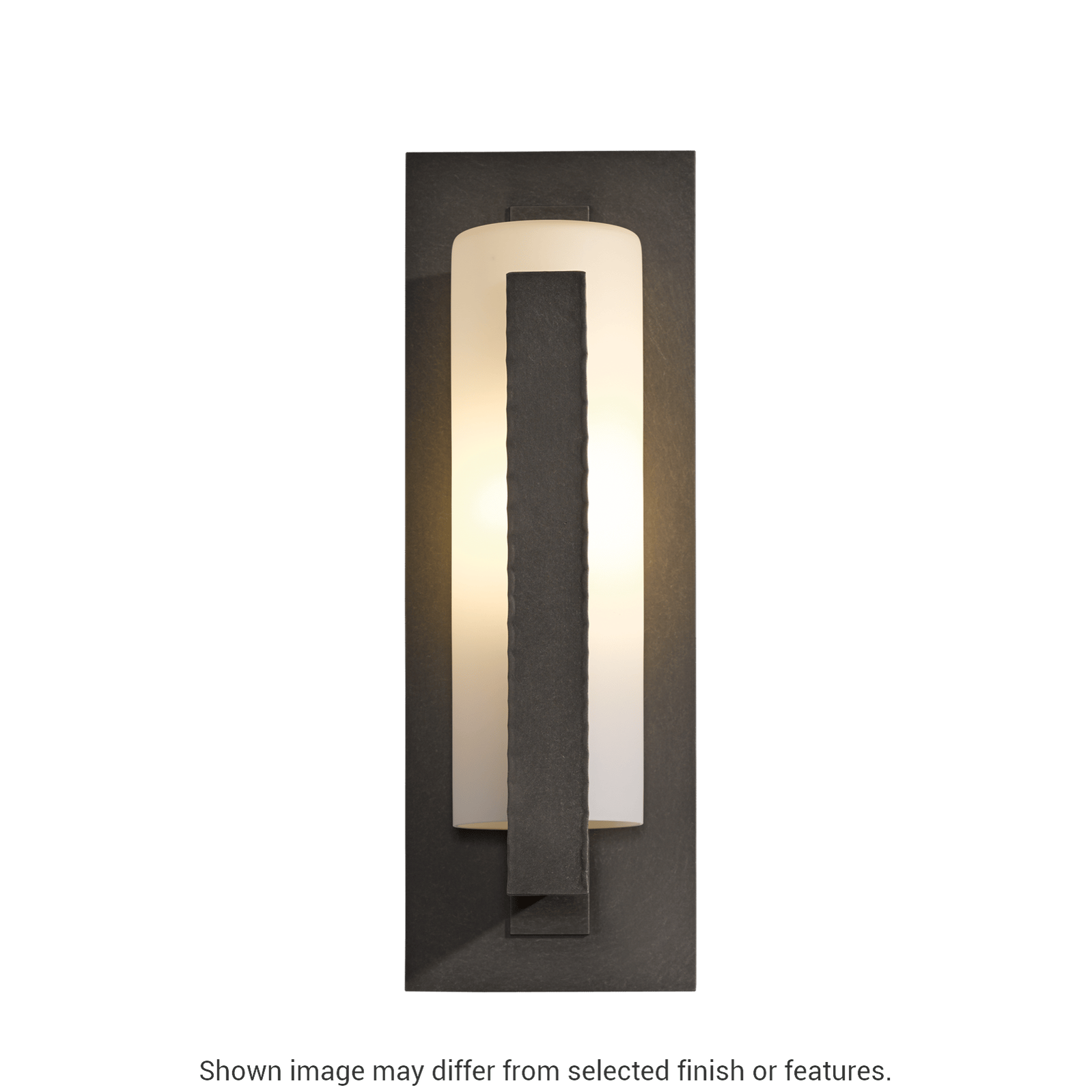 Forged Vertical Bars Outdoor Sconce - White by Hubbardton Forge