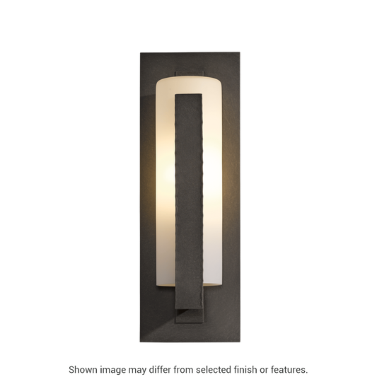 Forged Vertical Bars Outdoor Sconce - White by Hubbardton Forge