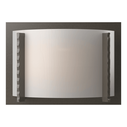 Forged Vertical Bars Sconce - Dark Smoke by Hubbardton Forge
