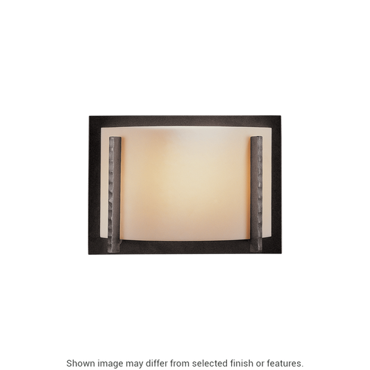 Forged Vertical Bars Sconce - White by Hubbardton Forge