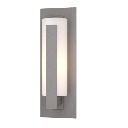 Forged Vertical Bars Small Outdoor Sconce - Coastal Burnished Steel by Hubbardton Forge