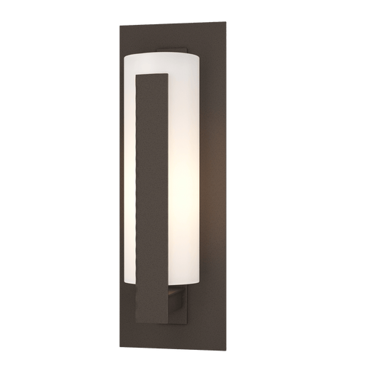 Forged Vertical Bars Small Outdoor Sconce - Coastal Dark Smoke by Hubbardton Forge