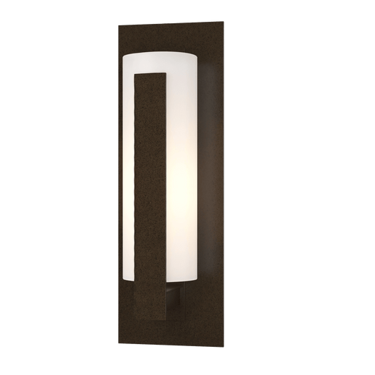 Forged Vertical Bars Small Outdoor Sconce - Oil Rubbed Bronze by Hubbardton Forge