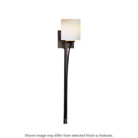 Formae Contemporary 1-Light Sconce - White by Hubbardton Forge