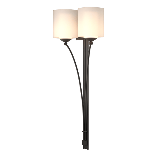 Formae Contemporary 2-Light Sconce - Black by Hubbardton Forge