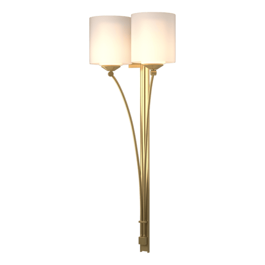 Formae Contemporary 2-Light Sconce - Modern Brass by Hubbardton Forge