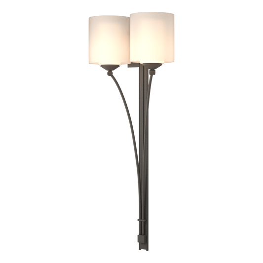 Formae Contemporary 2-Light Sconce - Natural Iron by Hubbardton Forge