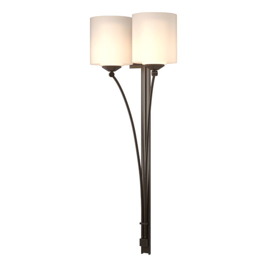 Formae Contemporary 2-Light Sconce - Oil Rubbed Bronze by Hubbardton Forge