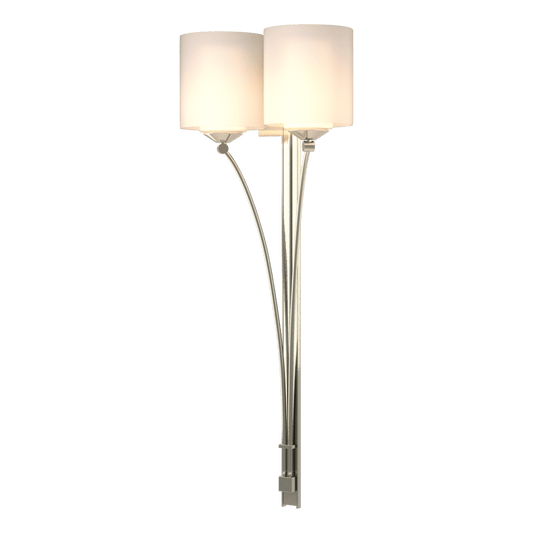 Formae Contemporary 2-Light Sconce - Sterling by Hubbardton Forge