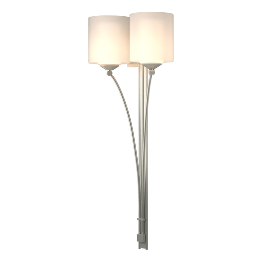 Formae Contemporary 2-Light Sconce - Vintage Platinum by Hubbardton Forge