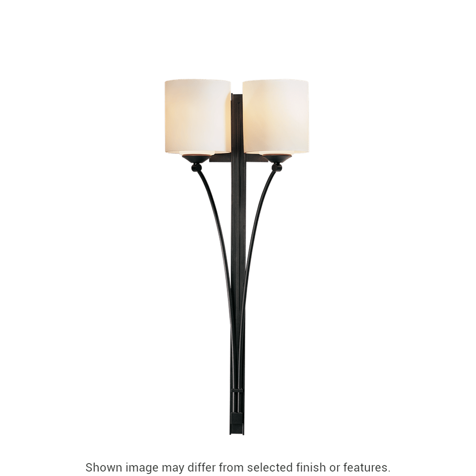 Formae Contemporary 2-Light Sconce - White by Hubbardton Forge