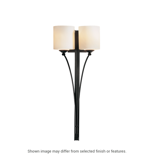 Formae Contemporary 2-Light Sconce - White by Hubbardton Forge
