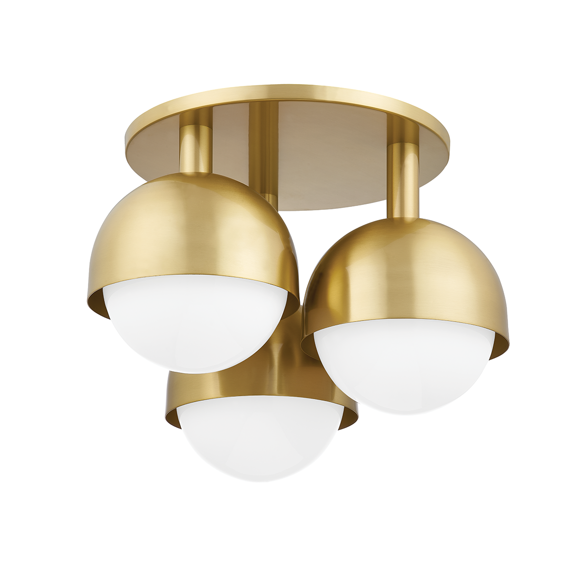 Foster Semi Flush - Aged Brass by Hudson Valley Lighting