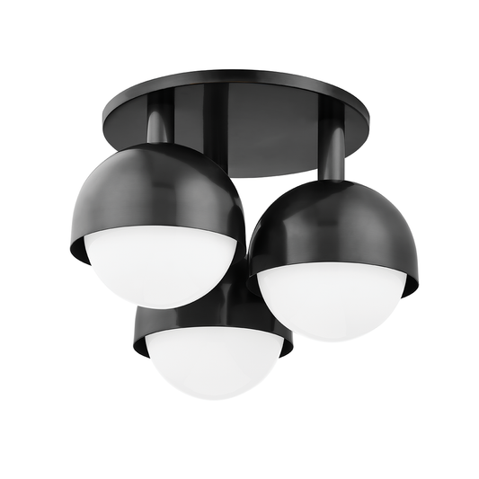 Foster Semi Flush - Old Bronze by Hudson Valley Lighting