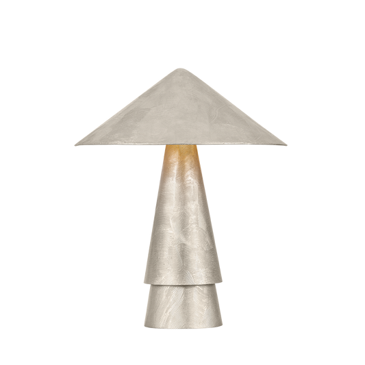Foxton Table Lamp - Warm Silver Leaf by Hudson Valley Lighting