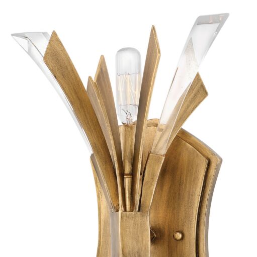 Vida Two Light Wall Sconce by Fredrick Ramond - Contemporary Design with Crystal Accents, Dimmable, 17.25"H