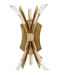 Vida Two Light Wall Sconce by Fredrick Ramond - Contemporary Design with Crystal Accents, Dimmable, 17.25"H