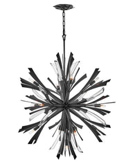 Vida Large Orb Ceiling Light Fixture by Fredrick Ramond - 13 Bulbs, Dimmable, Elegant Design