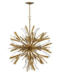 Vida Large Orb Ceiling Light Fixture by Fredrick Ramond - 13 Bulbs, Dimmable, Elegant Design