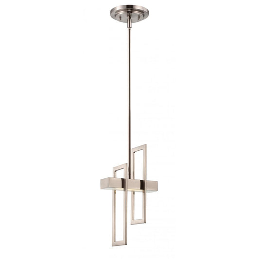 Frame - LED Pendant Fixture - Brushed Nickel Finish - Satco 62-106