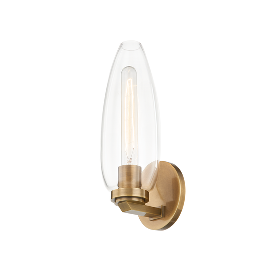 Fresno Wall Sconce - 1-Light - Patina Brass - Troy Lighting B4313-PBR