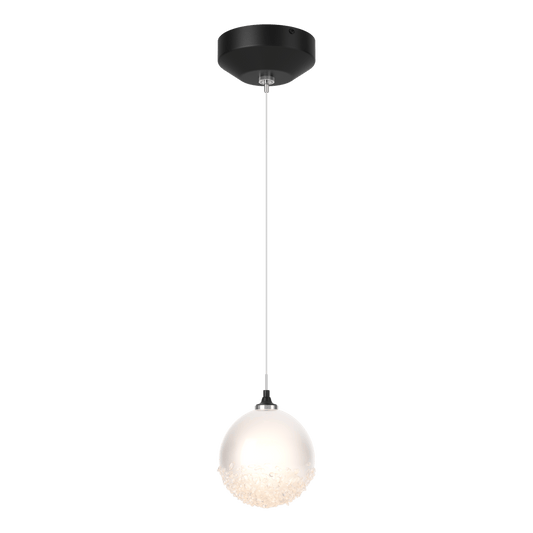 Fritz Globe 1-Light Mini Pendant - Black by Hubbardton Forge