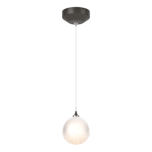 Fritz Globe 1-Light Mini Pendant - Dark Smoke by Hubbardton Forge