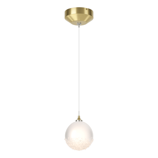 Fritz Globe 1-Light Mini Pendant - Modern Brass by Hubbardton Forge