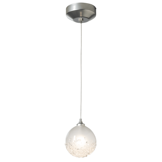 Fritz Globe 1-Light Mini Pendant - Sterling by Hubbardton Forge
